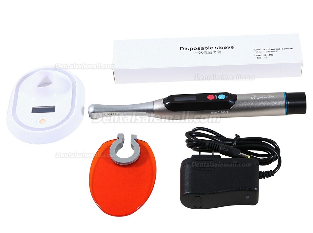 Dental 1 second LED Curing Light Lamp Cordless Deep Cure 2200MW Upgraded 2020
